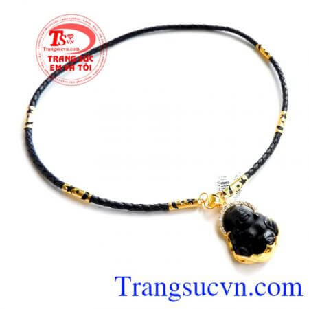 Bộ phật di lặc mệnh Thủy dây da đẹp