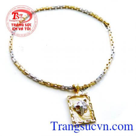 Mặt dây nam Báo tinh xảo