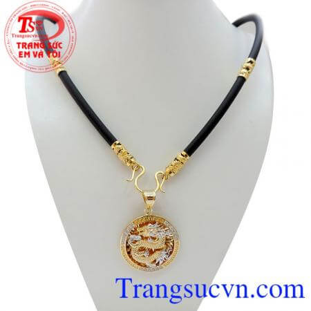 Mặt dây rồng vàng nổi 3D tinh tế và sang trọng