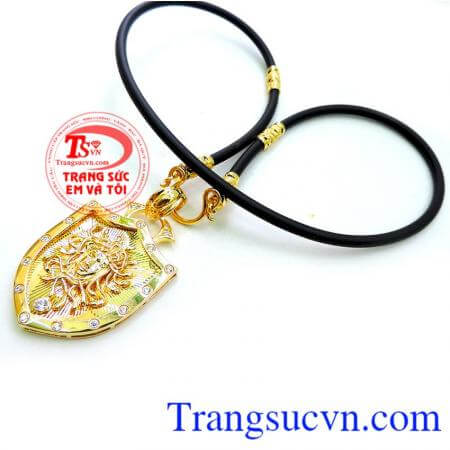 Mặt dây chuyền nam Versace 10k sáng bóng đảm bảo chất lượng hợp thời trang, sang trọng