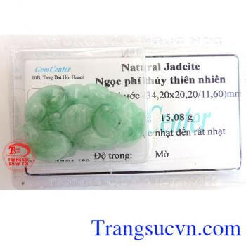 Tỳ Hưu Ngọc Phỉ Thúy thiên nhiên ép vỉ