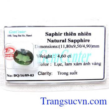 Viên Saphire đẹp tự nhiên