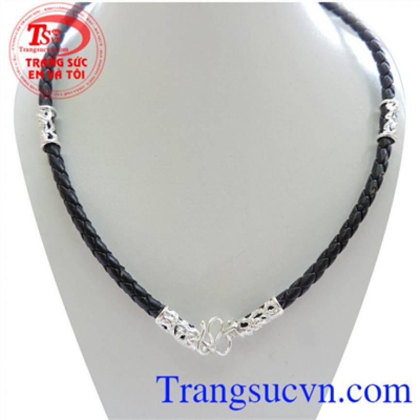 Dây da bện bọc độc đáo
