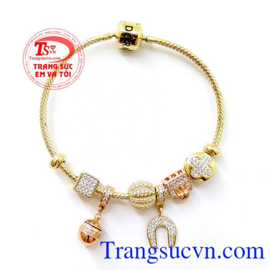 Lắc tay ổ khóa yêu thương