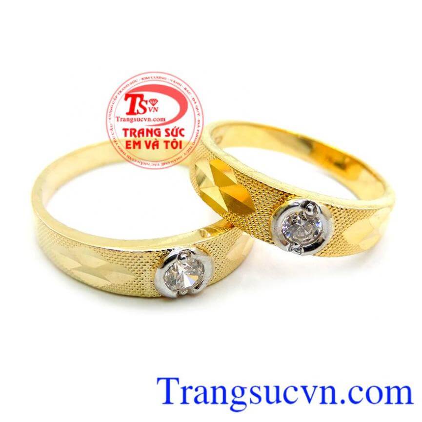 Cặp Nhẫn Cưới Hạnh Phúc Bền Lâu