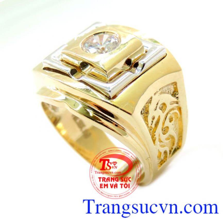 Chiếc Nhẫn Nam Vàng Tây 10k 