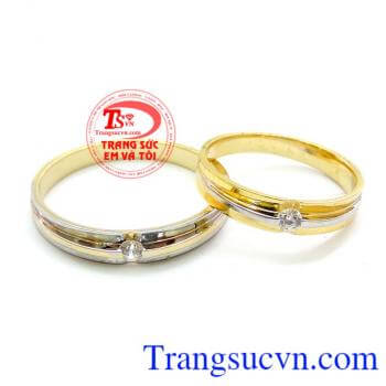 Cặp nhẫn cưới tình yêu đảm chất lượng