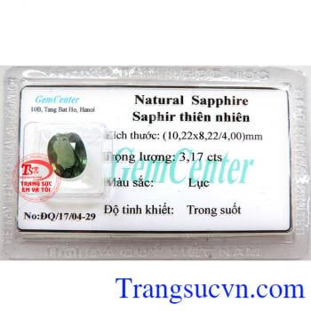 Natural Saphir ép vỉ Quyền Quý