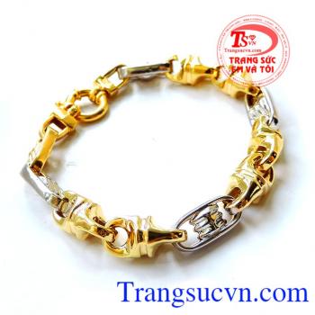 Chất lượng vàng đảm bảo,thiết kế lắc tinh tế và sang trọng. Lắc nam vàng đẹp