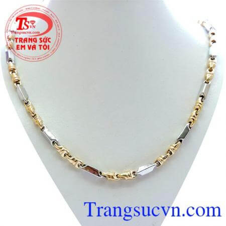 Sợi dây chuyền vàng 18k Ý 750 ITALY thương hiệu dây chuyền số 1 Thế giới