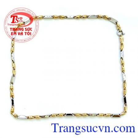Sợi dây chuyền vàng 18k Ý
