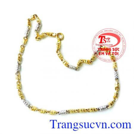 Dây vàng nam đeo nam tính và sang trọng,Dây vàng nam đeo đẹp hợp đeo cùng mặt dây chuyền tinh tế, chất lượng Uy tín đảm bảo