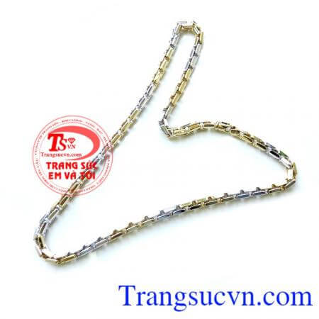 Chiếc Dây chuyền vàng italy Nam tính Là Món Quà Sinh nhật tuyệt vời dành tặng Chồng