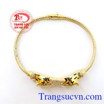 Lắc vàng báo đốm phong cách