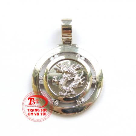 Mặt dây chuyền nam 14k sáng bóng đảm bảo chất lượng sang trọng 