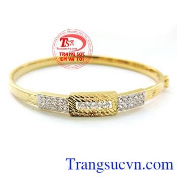 Vòng nữ vàng quý phái, vòng tay vàng tây 10k đẹp, chuẩn chất lượng. 