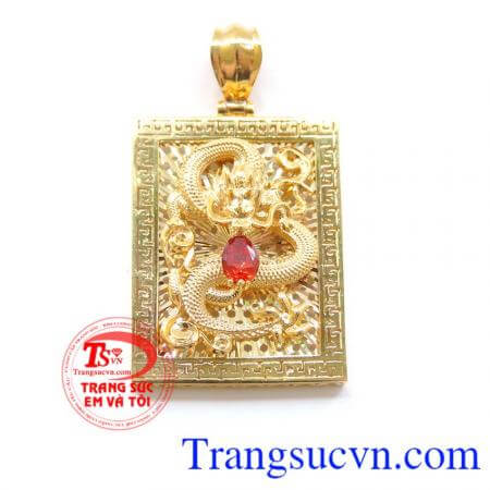 Mặt dây chuyền nam rồng vàng thiết kế và chế tác trên máy 3D đẳng cấp