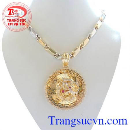 Mặt dây chuyền rồng vàng