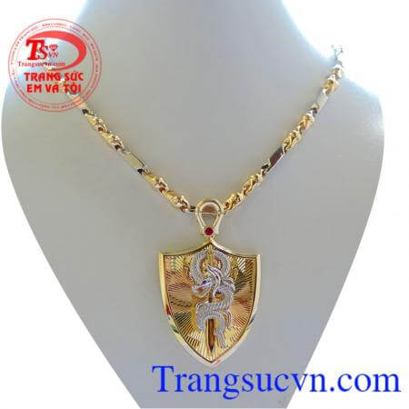Bộ mặt dây chuyển bạch xà bảo vệ