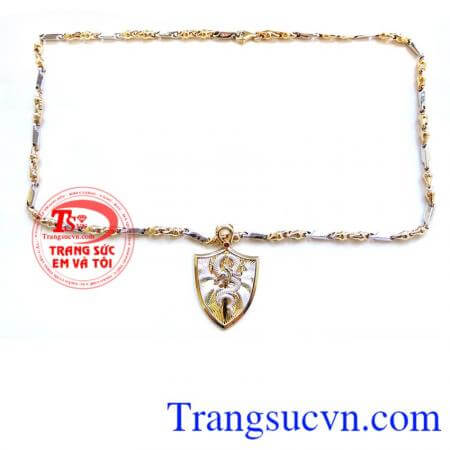 Bộ mặt dây chuyển bạch xà bảo vệ