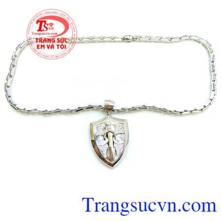 Mặt khiên kiếm vàng trắng tinh tế và sang trọng