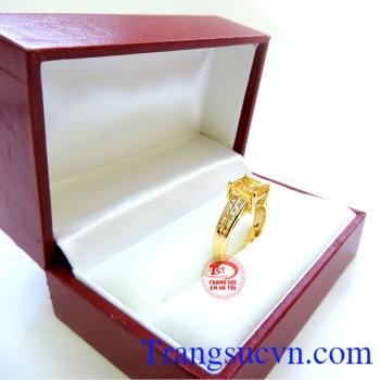 Nhẫn nữ đá Citrine Chiếc Nhẫn nữ đá Citrine với kiểu chế tác tinh tế và nữ tính tạo cho chiếc Nhẫn nữ đá Citrine thêm phẩn quý phái,Chất lượng vàng Nhẫn nữ đá Citrine đảm bảo,Bảo hành 1 năm,Giao toàn quốc thanh toàn an toàn.