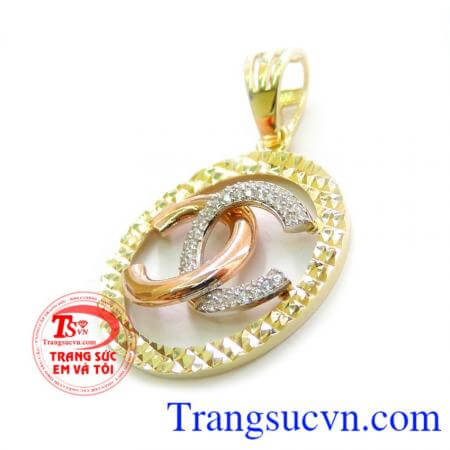 Mặt chữ logo Chanel 3 màu