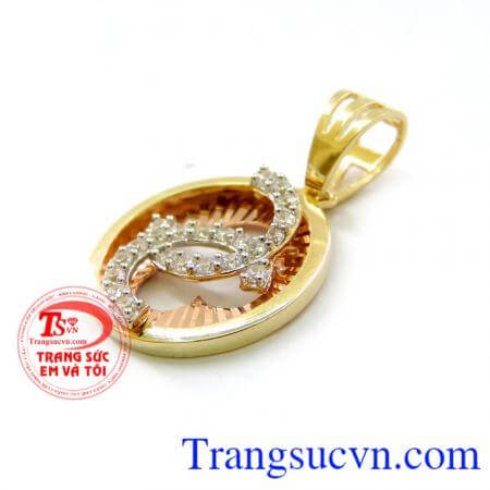 Mặt nữ 10k chanel nhỏ xinh xắn