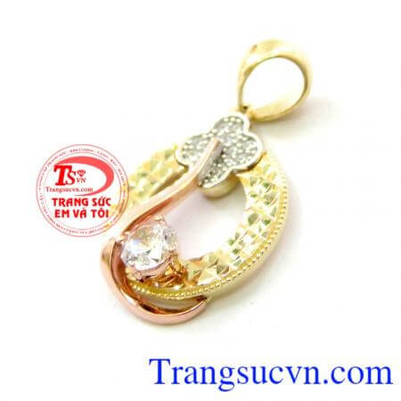 Mặt dây chuyền vàng ngọc nữ đẹp.