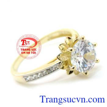 Nhẫn nữ vàng tây dành cho phái đẹp phù hợp làm quà tặng sinh nhật hoặc trong các dịp ý nghĩa