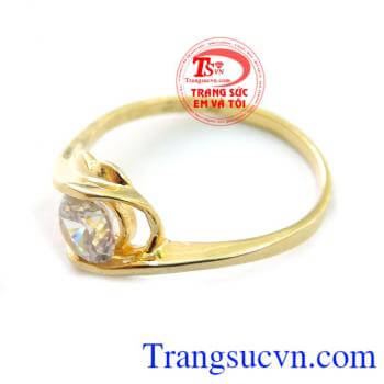Nhẫn Nữ Vàng Tây TSVN chất lượng bền đẹp. Là một món quà tặng, món Trang Sức Nữ vô cùng ý nghĩa