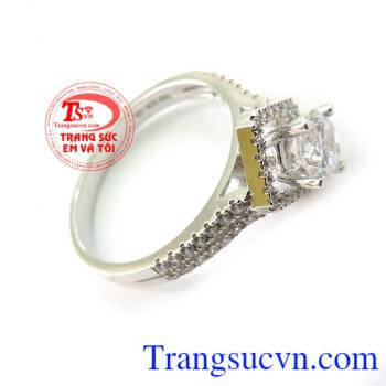 Nhẫn Nữ Vàng Trắng 10k Nhập chất lượng. nhẫn nữ vàng tây được thiết kế tinh tế, đeo xinh xinh trên ngón tay đeo nhẫn, nhẫn nữ bảo hành 6 tháng giao toàn quốc, thanh toán an toàn.