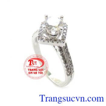 Nhẫn Nữ Vàng Trắng 10k Nhập chất lượng. nhẫn nữ vàng tây được thiết kế tinh tế, đeo xinh xinh trên ngón tay đeo nhẫn, nhẫn nữ bảo hành 6 tháng giao toàn quốc, thanh toán an toàn.