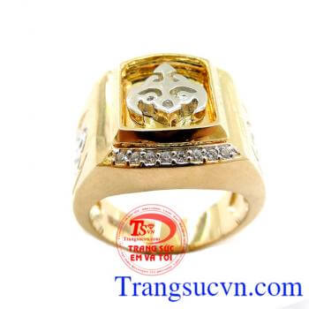 Thích hợp làm quà tặng cho người thân và bạn bè,Nhẫn Cho Nam Phong Cách Và Đẳng Cấp