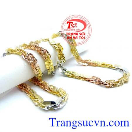 Dây chuyền thời trang nam, nữ, nhập khẩu 10k chuẩn chất lượng