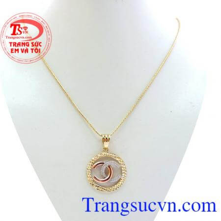 Bộ nữ trang chanel vàng 10k lung linh