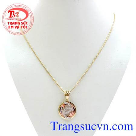 Bộ mặt nữ chanel may mắn, bộ dây chuyền mặt chanel cách điệu xinh xắn, mặt dây chuyền đẹp cho nữ