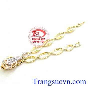 Bảo hành 6 tháng. Lắc Tay Vàng Nữ 10k Sang Trọng