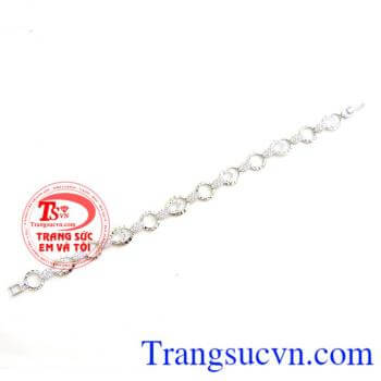 Bán chiếc Lắc Tay Nữ Vàng Trắng 10k chất lượng vàng đảm bảo. 