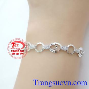 Lắc Tay Nữ Vàng Trắng 10k