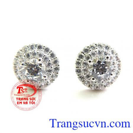 Đôi Bông Tai Kết Đá Đẹp