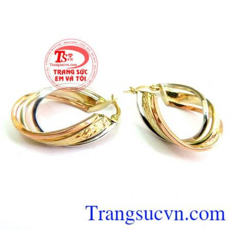 Bông Tai Nữ Ý Cá Tính