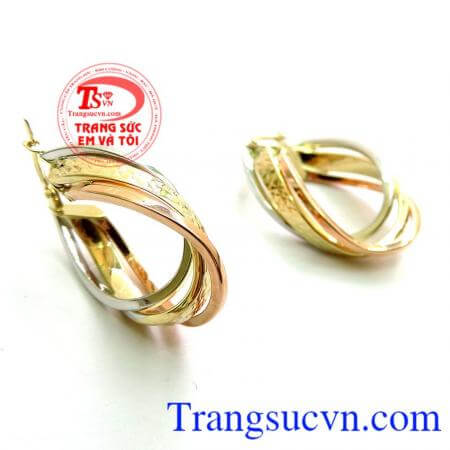 Bông Tai Nữ Ý Cá Tính