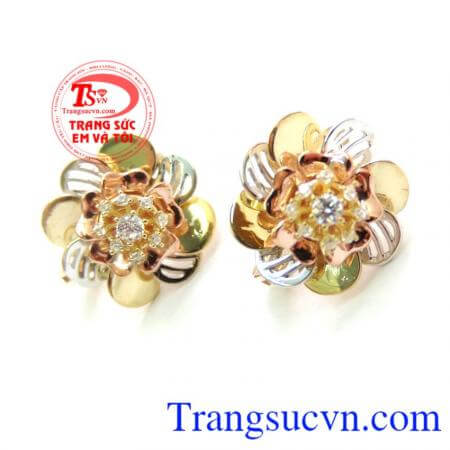 Bán Đôi Hoa Tai 8 Cánh chất lượng cao, mẫu mã đẹp.