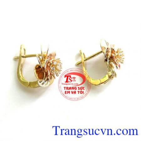 Đôi Hoa Tai 8 Cánh