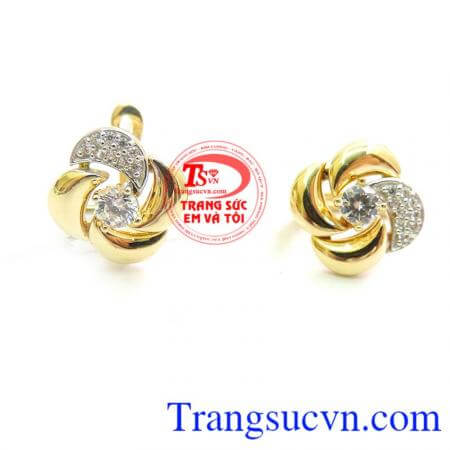 Bán Bông Tai Đẹp Giá Rẻ chất liệu vàng 10k uy tín đảm bảo.