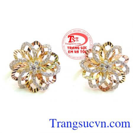 Bán Đôi Bông Tai Cánh Hoa Nở Đẹp chất lượng uy tín .