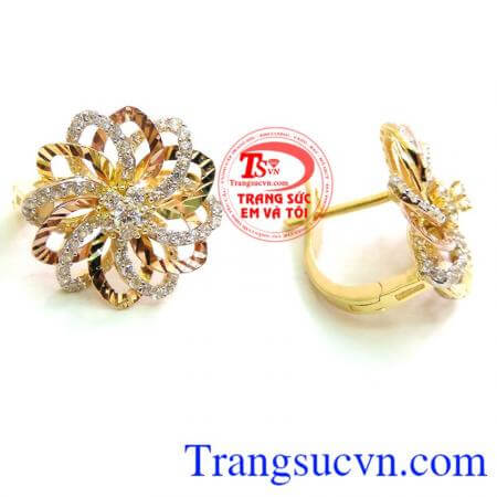 Đôi Bông Tai Cánh Hoa Nở Đẹp