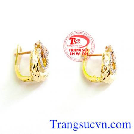 Đôi Hoa Tai Vàng Korea 10k 