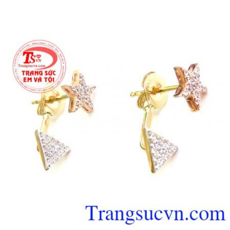 Đôi Hoa Tai Ngôi Sao May Mắn